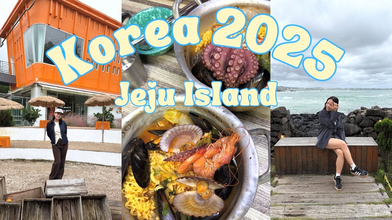 🍊 Jeju Diaries: seaside cafes, Snoopy Garden, the best seafood ramen and pizza