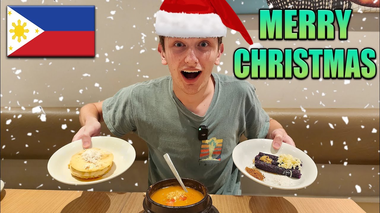 Американцы пробуют филиппинскую рождественскую еду! (Бибинка и другие) 🇵🇭