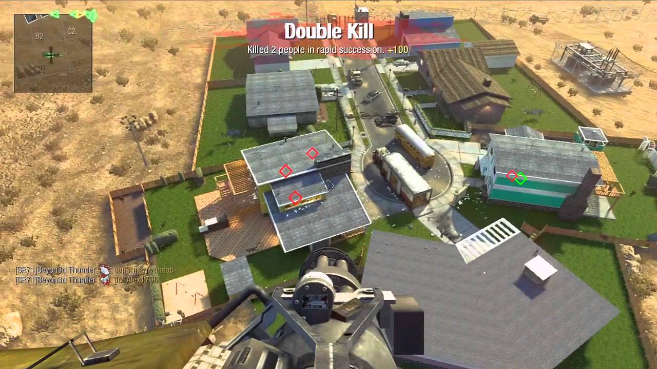 Call of Duty BLACK OPS: NUKE TOWN CHOPPER GUNNER MULTIPLAYER GAMEPLAY! COD BO1 NUKETOWN