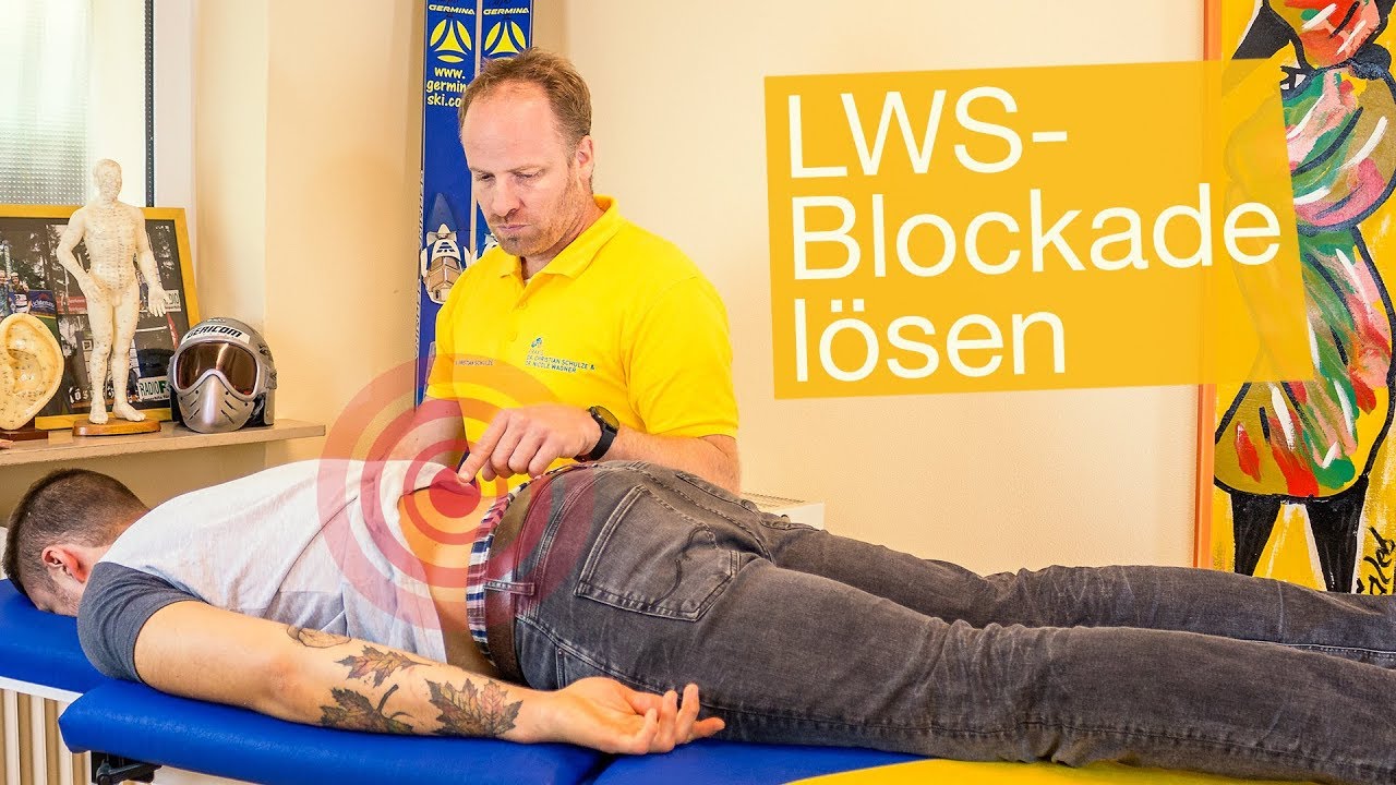 LWS Blockade selber lösen ⚡️ Übungen (für zu Hause) | Untersuchung | Behandlung