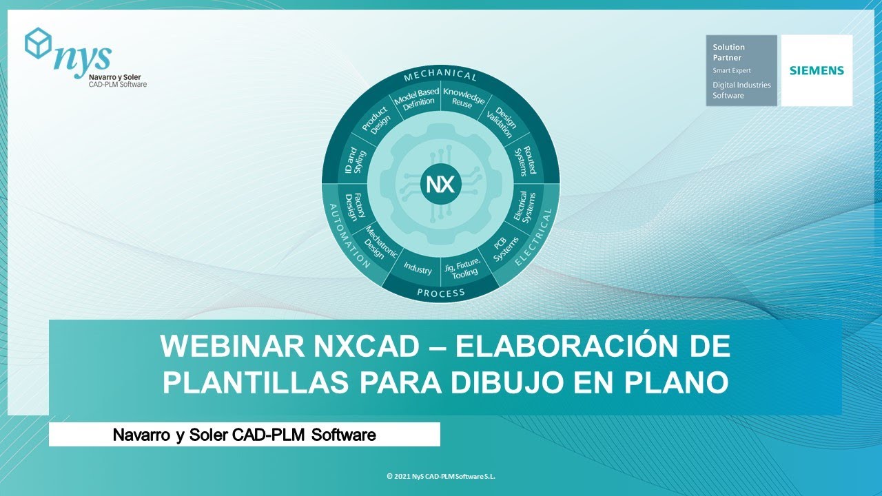 Elaboracion de plantillas para dibujo en plano | Webinar NXCAD