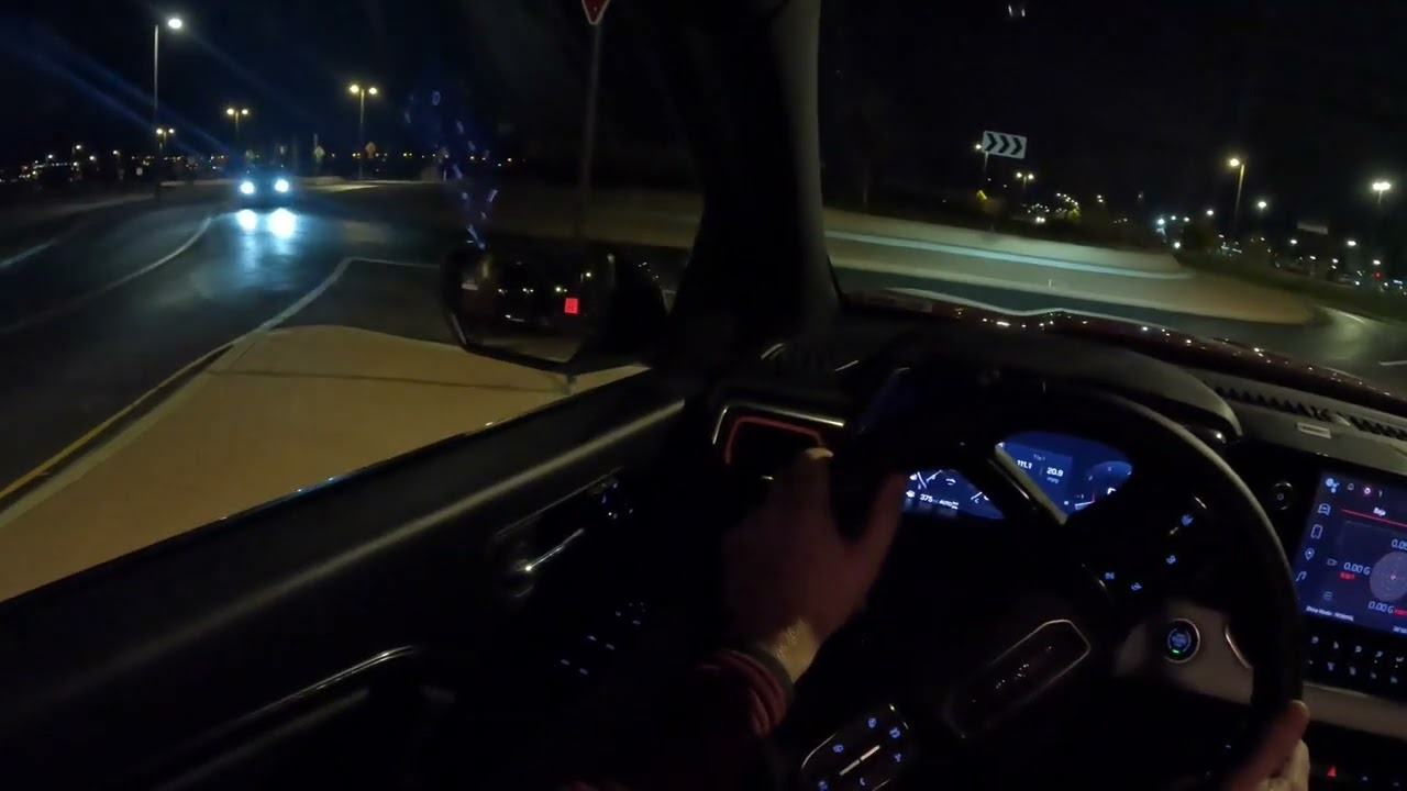 POV 2023 GMC Canyon AT4X Night Drive