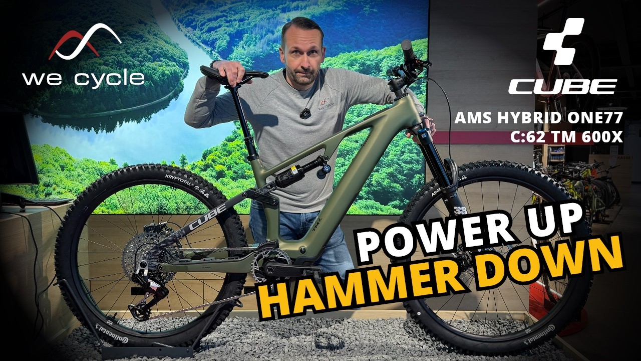 CUBE AMS Hybrid ONE77 C:62 TM 600X 2026 – Sportliches E-Mountainbike für anspruchsvolle Trails