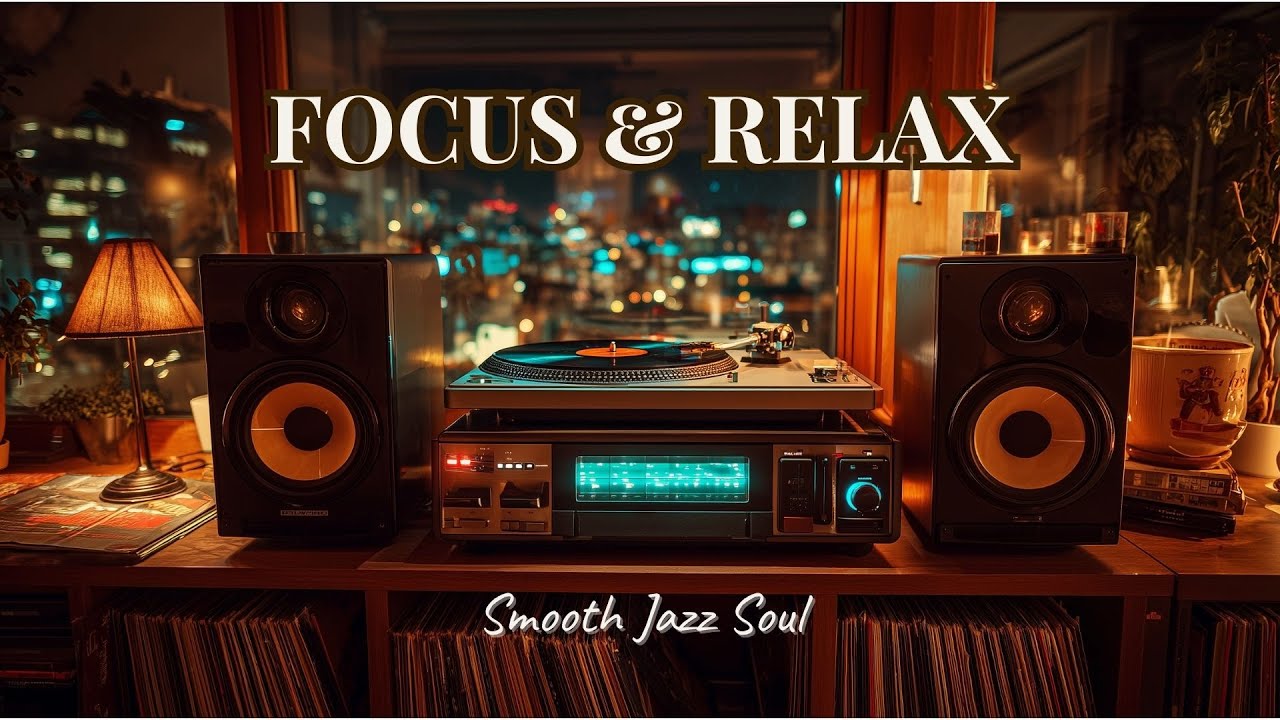 Late Night Vinyl Lounge • Smooth Jazz Soul & R&B | Deep Focus & Relax