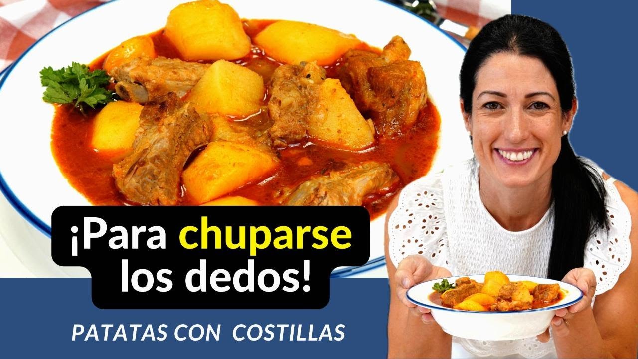 ¡El mejor guiso👌 de PATATAS con COSTILLAS!