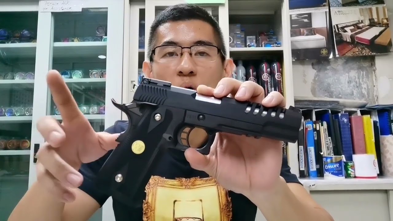 WE Hicapa 5.1 Type K Airsoft Gas Blowback Pistol, Unboxing, Review, Testing