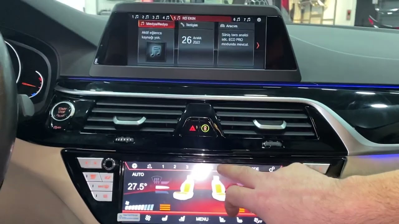 BMW G30 DİGİTAL KLİMA KONTROL PANEL UYGULAMASI #bmw