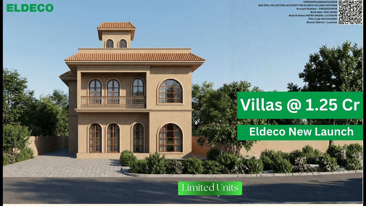Eldeco Solano Garden | Plot & Villa | Eldeco New Launch   @BaseInfraSolutions