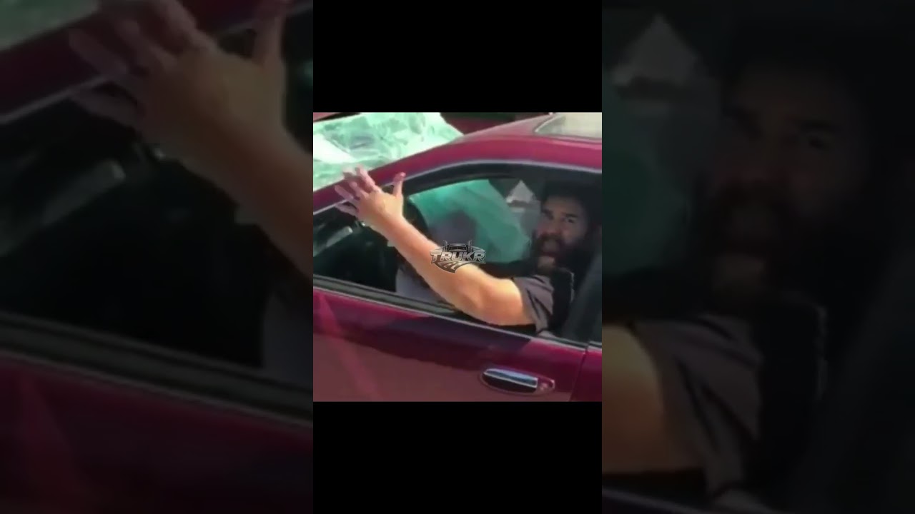 Car Gets Dragged Under a Semi Truck 😳 Terrifying Highway Crash Caught on Camera #trukr