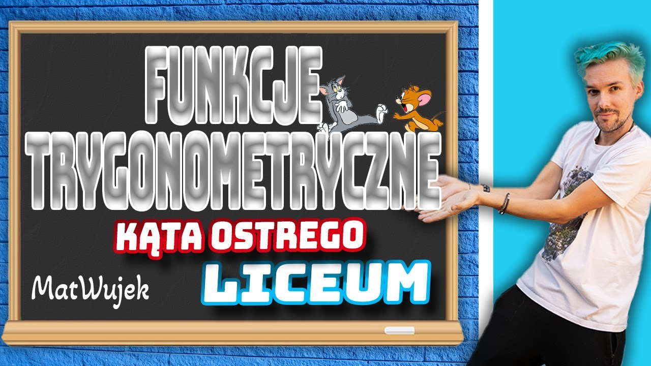 FUNKCJE TRYGONOMETRYCZNE kąta ostrego
