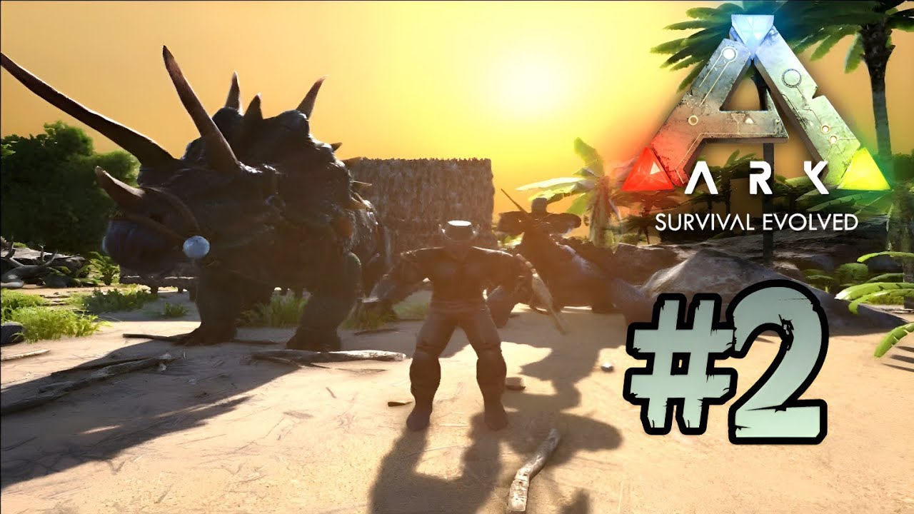 ARK Survival Evolved 🦖| 🏠 Casa Provisional y Primeros Tameos!!🔥#2 