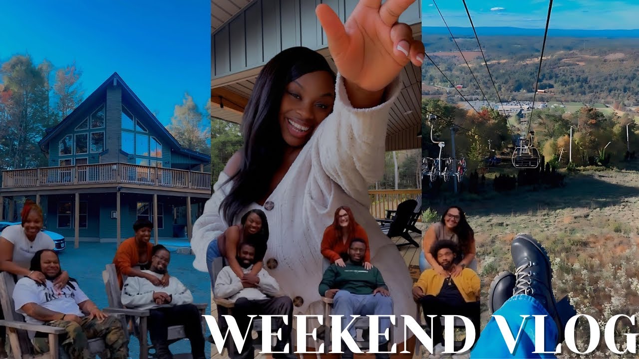 WEEKEND VLOG (Couple's Cabin Trip 2024, Black Love, Poconos Mountain)