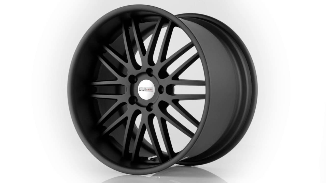 Cray Corvette Wheels Hawk - Matte Black