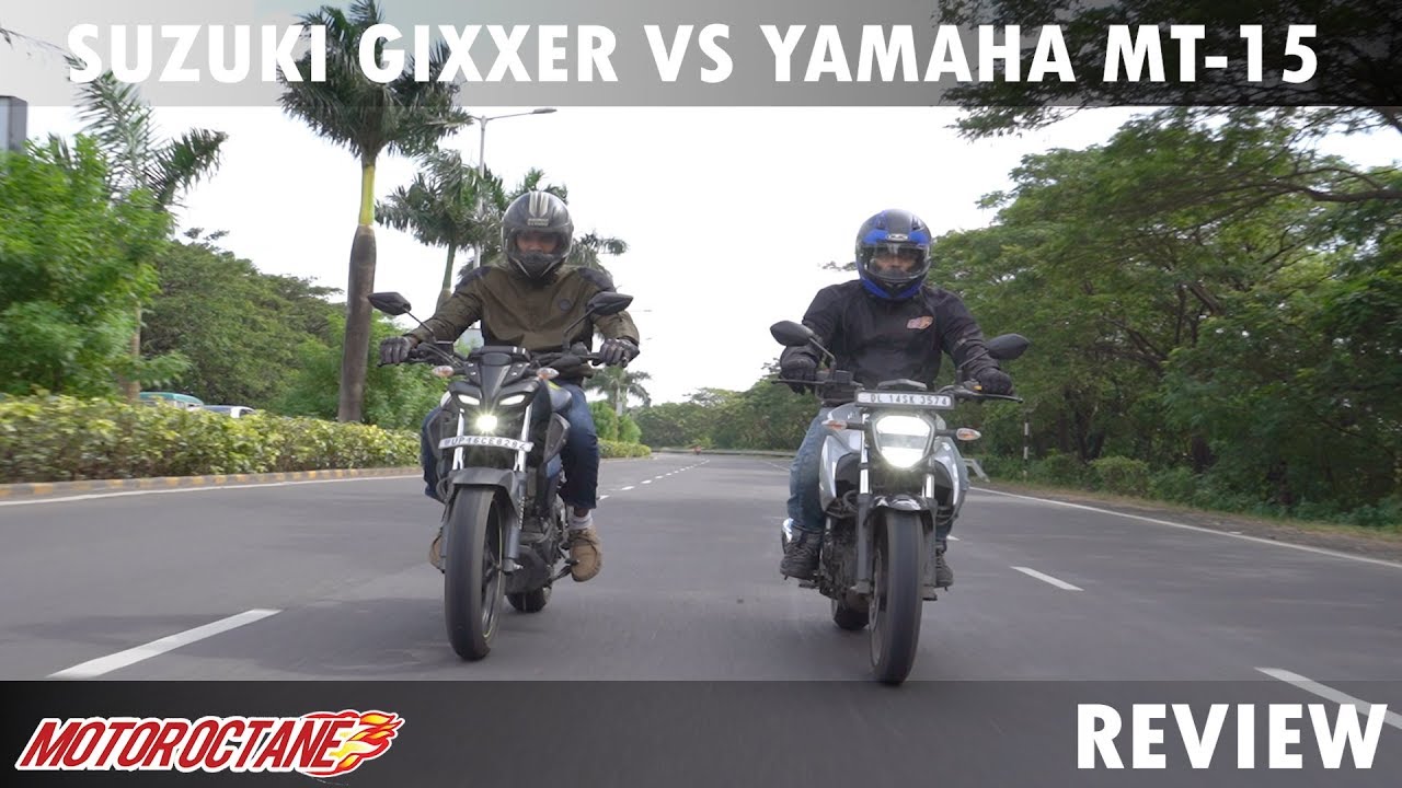 Suzuki Gixxer 155 vs Yamaha MT15 | Hindi | MotorOctane