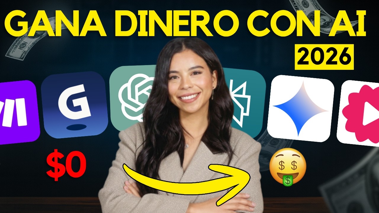 ¿Cómo GANAR DINERO con AI en 2026? 🤑 Monetizar con AI en 2026 | Paso a paso