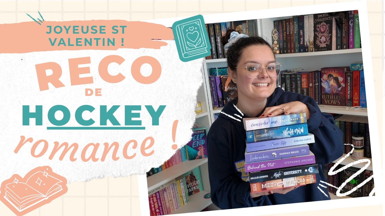 MA PETITE SÉLECTION : je vous fais des recommandations de hockey romance ! ❤️🏒📕