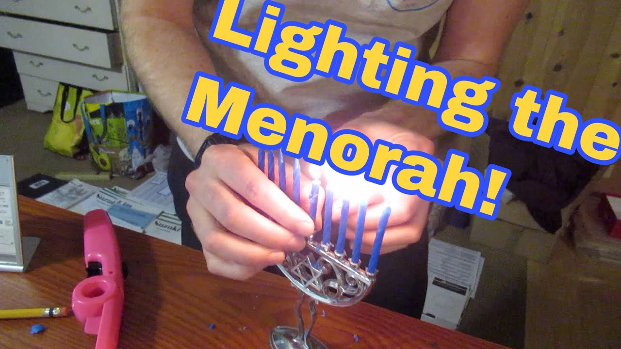 Hanukkah, and Lighting the Menorah!
