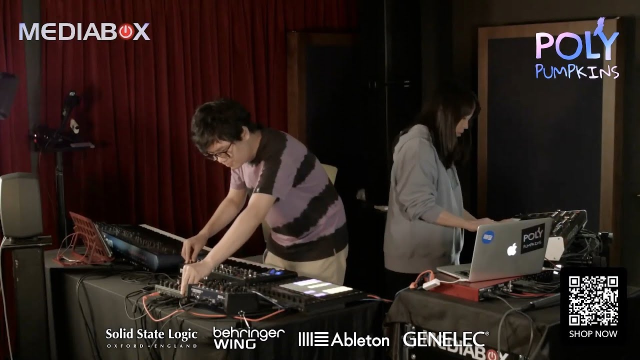 Polypumpkins Live Performance @ Mediabox HK 2020 || Synthwave Retrowave Chillout DnB 📻