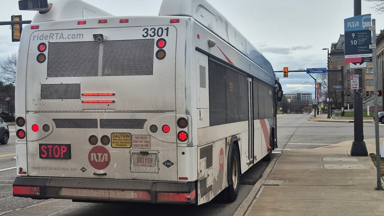 Back From The Dead, #3301 on Rt 10 East 105th-Lakeshore to East 185th 2014 Gillig BRT+CNG 40' 