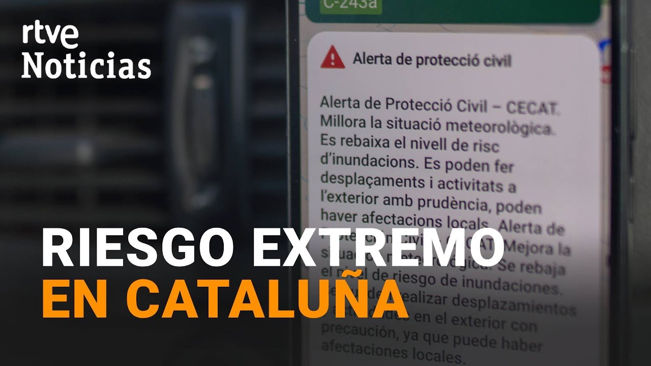 Las LLUVIAS TORRENCIALES PROVOCAN INUNDACIONES y CAOS en el TRANSPORTE | RTVE Noticias