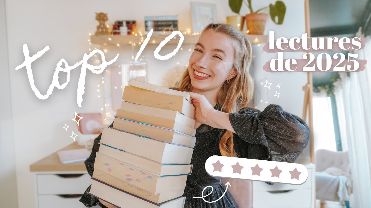 Mes 10 livres préférés de 2025 💖✨