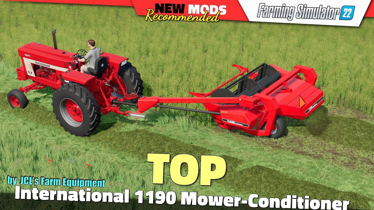 FS22 | International 1190 Mower-Conditioner - Farming Simulator 22 New Mods Review 2K60