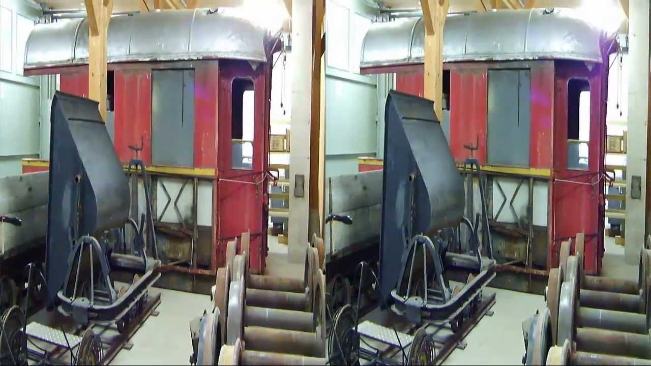 RhB Bahnmuseum Albula Berg&uuml;n / Albula Railway Museum Berguen in 3 D