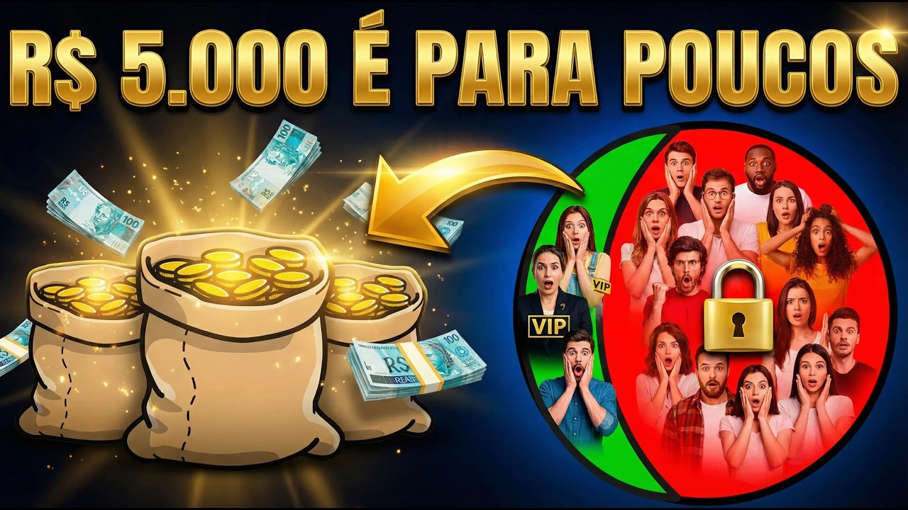 Pare de ignorar R 5.000 guardados (e sem dívidas) por que isso te coloca acima da média brasileira:
