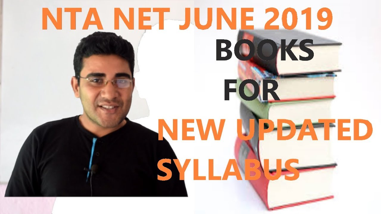 BOOKS FOR NEW UPDATED SYLLABUS OF NTA NET JUNE 19