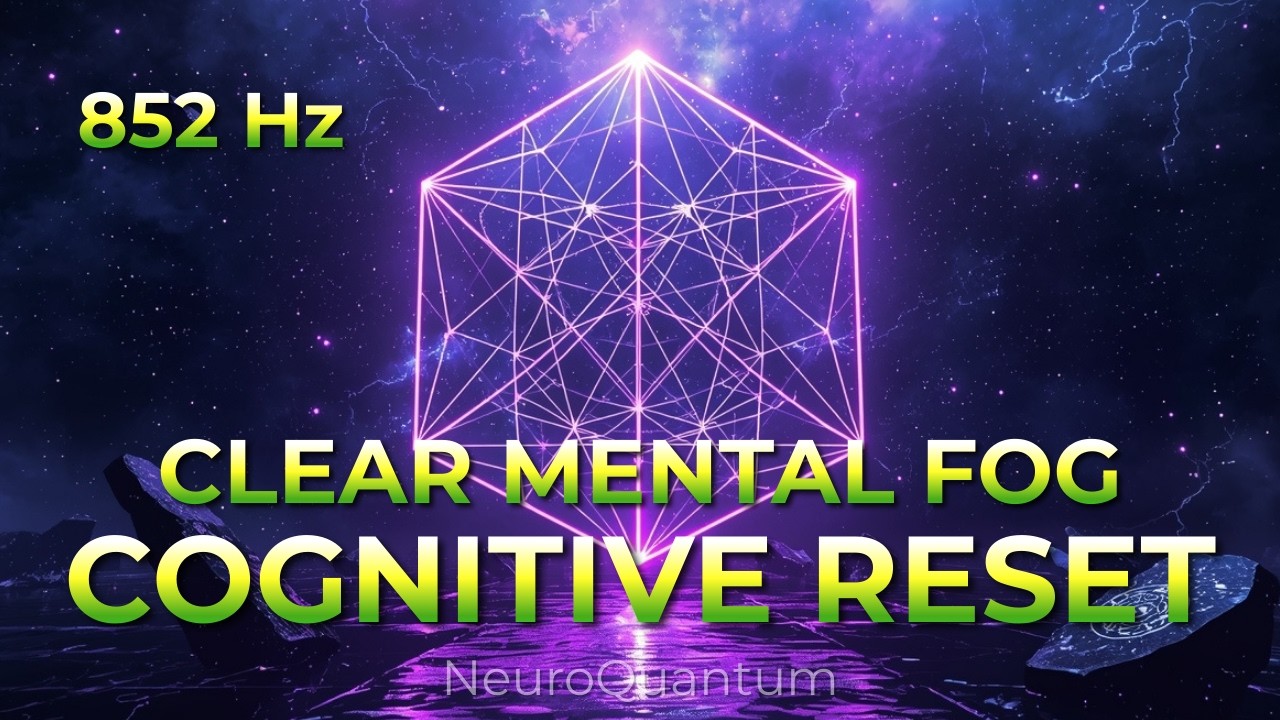 852 Hz | CLEAR MENTAL FOG | Cognitive Reset & Stop Negative Thoughts