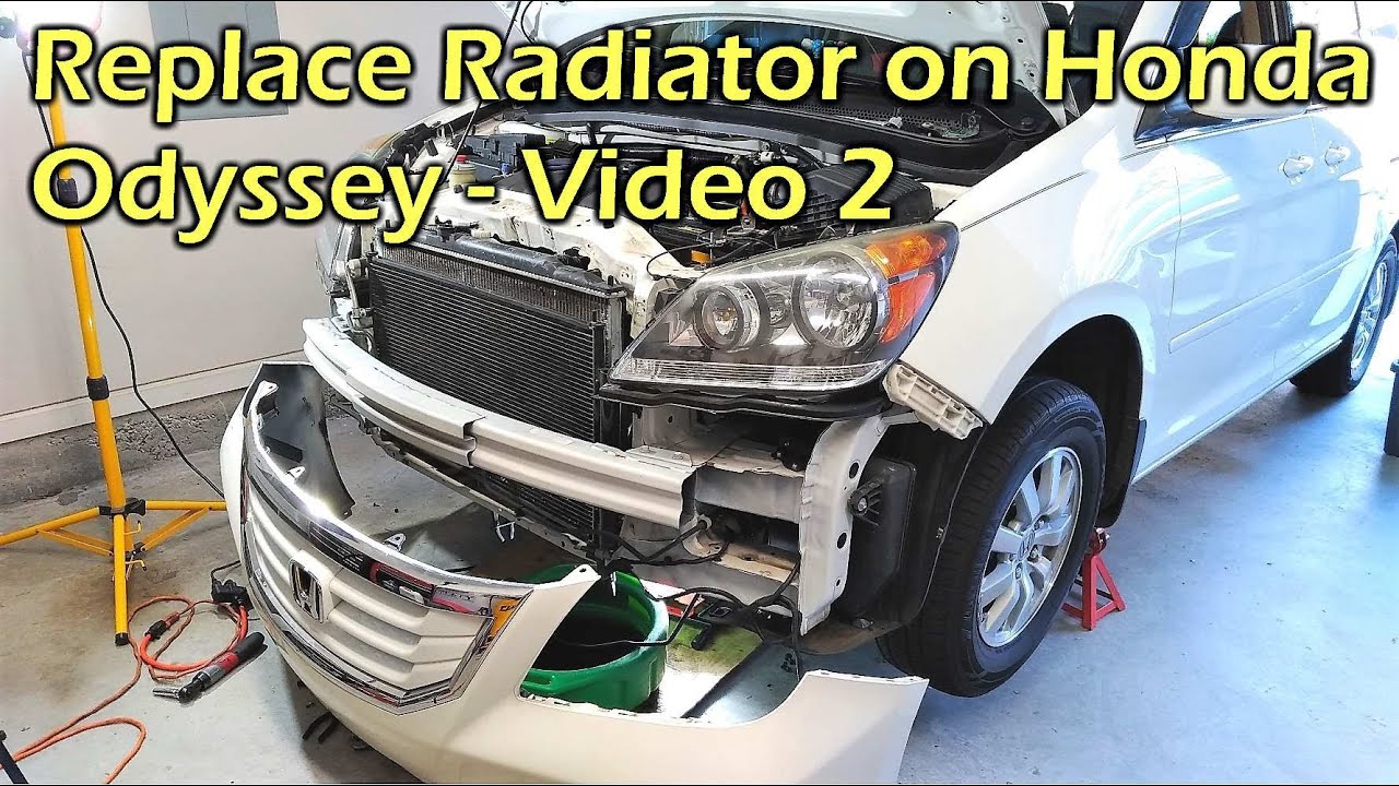 Install Radiator on Honda Odyssey - VIDEO 2 Bleed Air in Cooling System