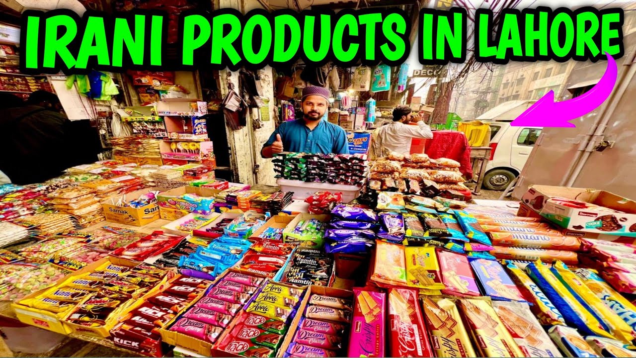 Irani Chocolates! Irani product wholesale market in Lahore