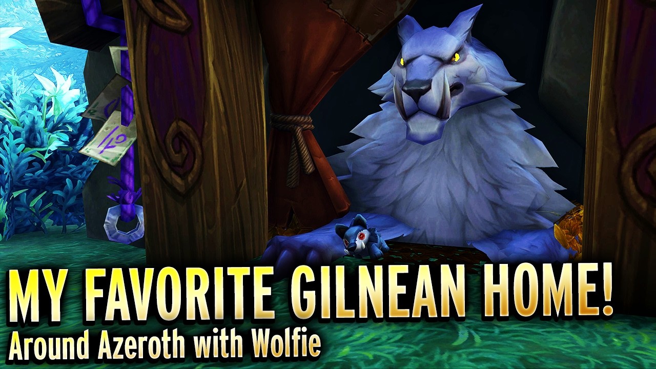 This Gilnean Build Really Stands Out! Around Azeroth with Wolfie WoW Housing Tour
