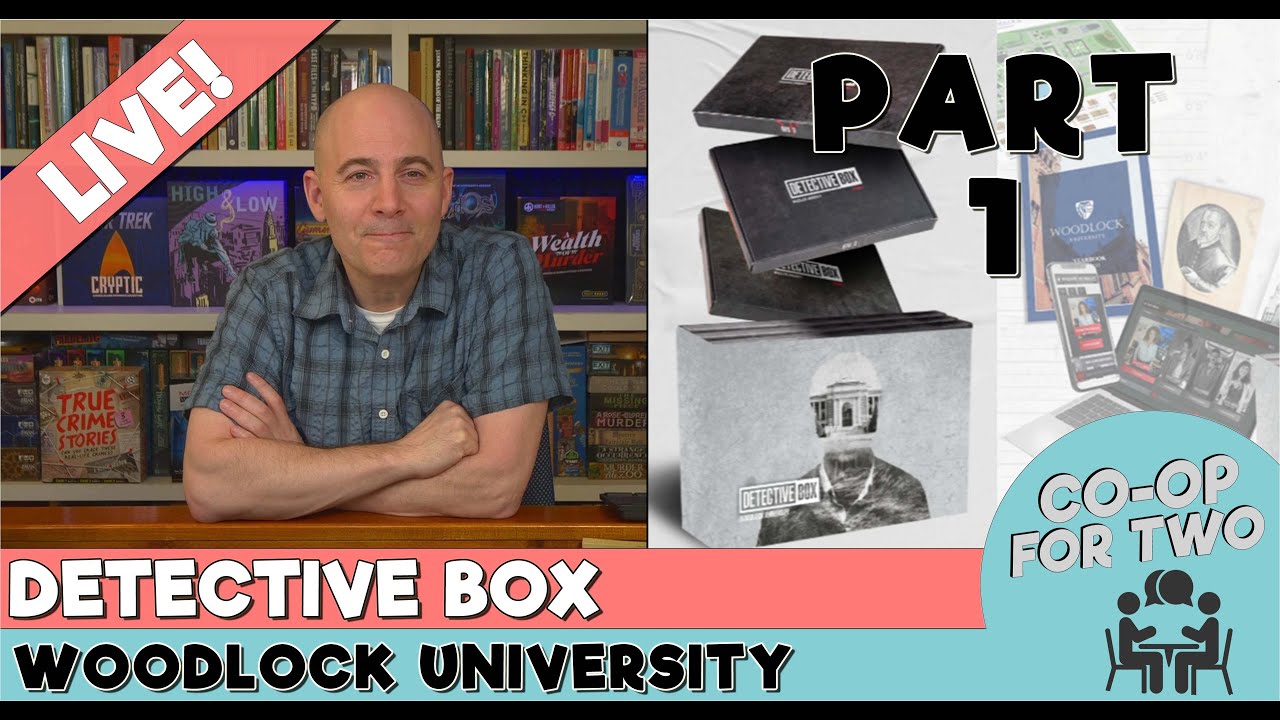 Detective Box - Woodlock University - Cold Case Game - Live playthrough - part 1