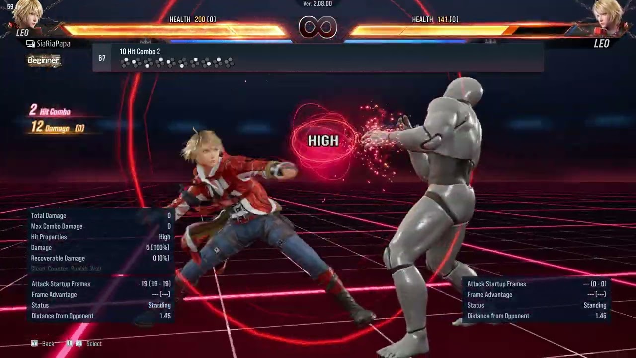LEO All Move List Tekken 8 Ver. 2.08.00