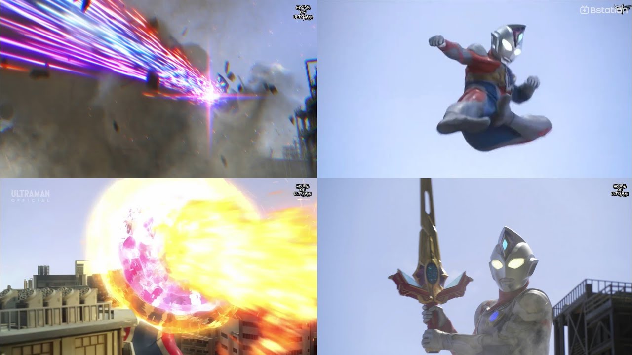 Ultraman Decker Flash Type All Technique (Reupload)