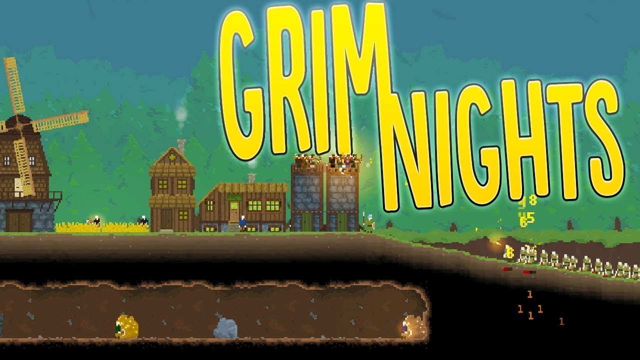 Орда нежити наступает! — Строительство городской крепости — Игровой процесс Grim Nights, часть 1