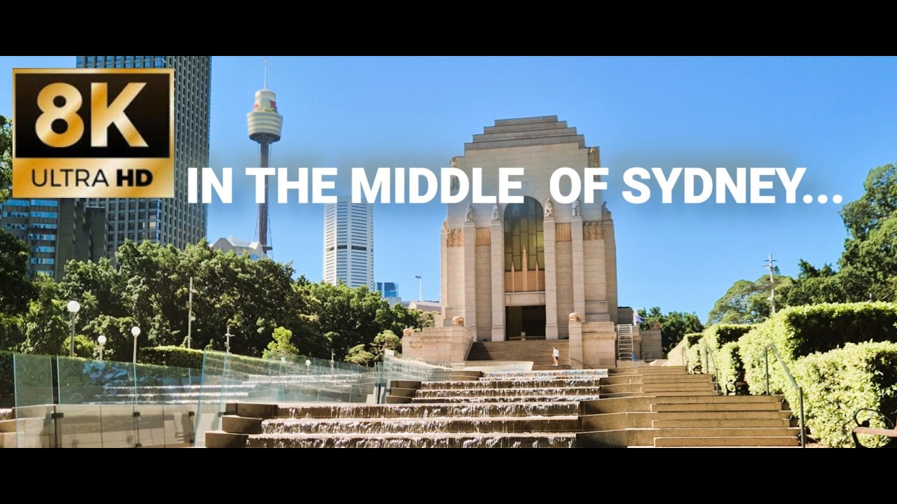 This Is in the Middle of Sydney?! 🇦🇺 | Hyde Park Walking Tour 8K