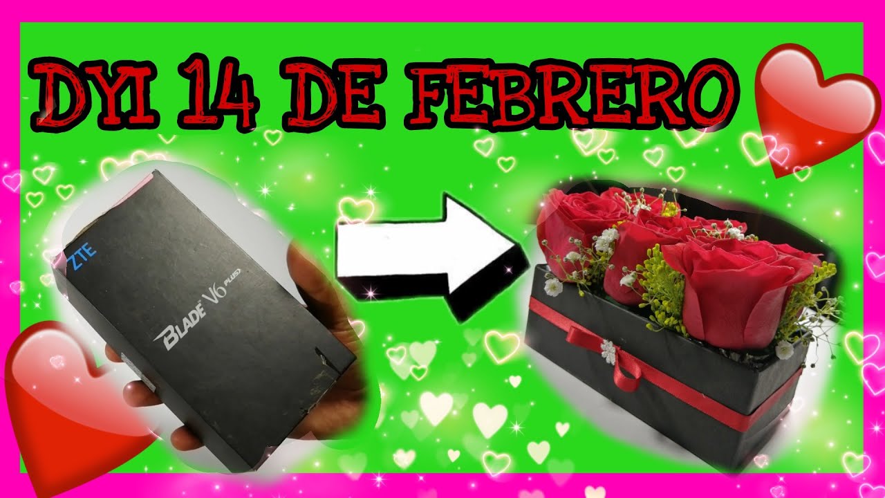 ARREGLOS FLORALES PARA SAN VALENTÍN CON CAJITAS RECICLADAS || JULIO LEYTTON