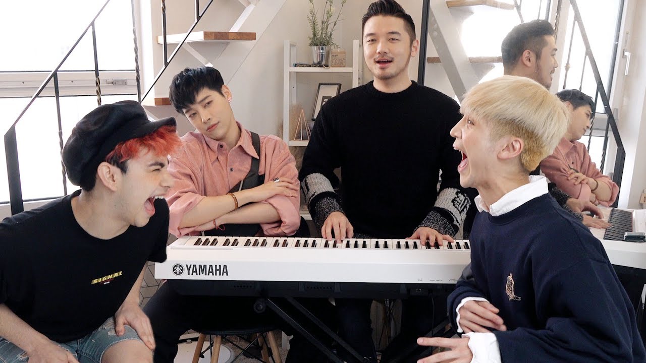 Guessing boy group kpop songs on the piano this time lol - Edward Avila