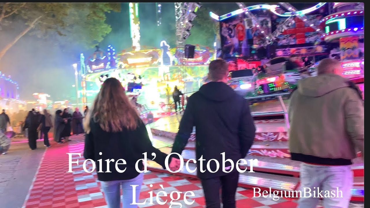Foire d’October Liege 2025 !  Belgium festival, fair !