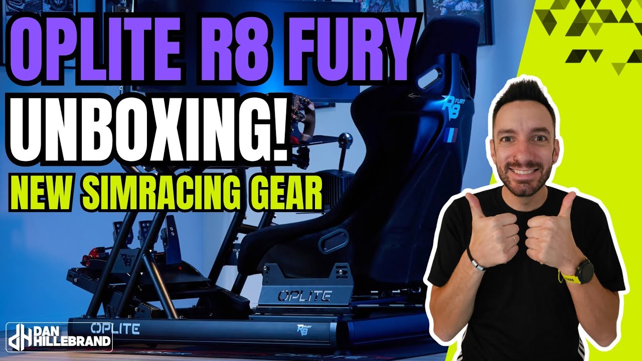 OPLITE R8 FURY Unboxing // Deutsch //  #simracing #unboxing #oplite
