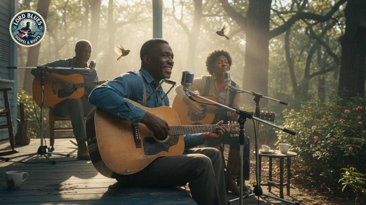 24/7 Acoustic Gospel Blues Radio ☀️ Morning Peace & Night Prayer (Lord Blues)