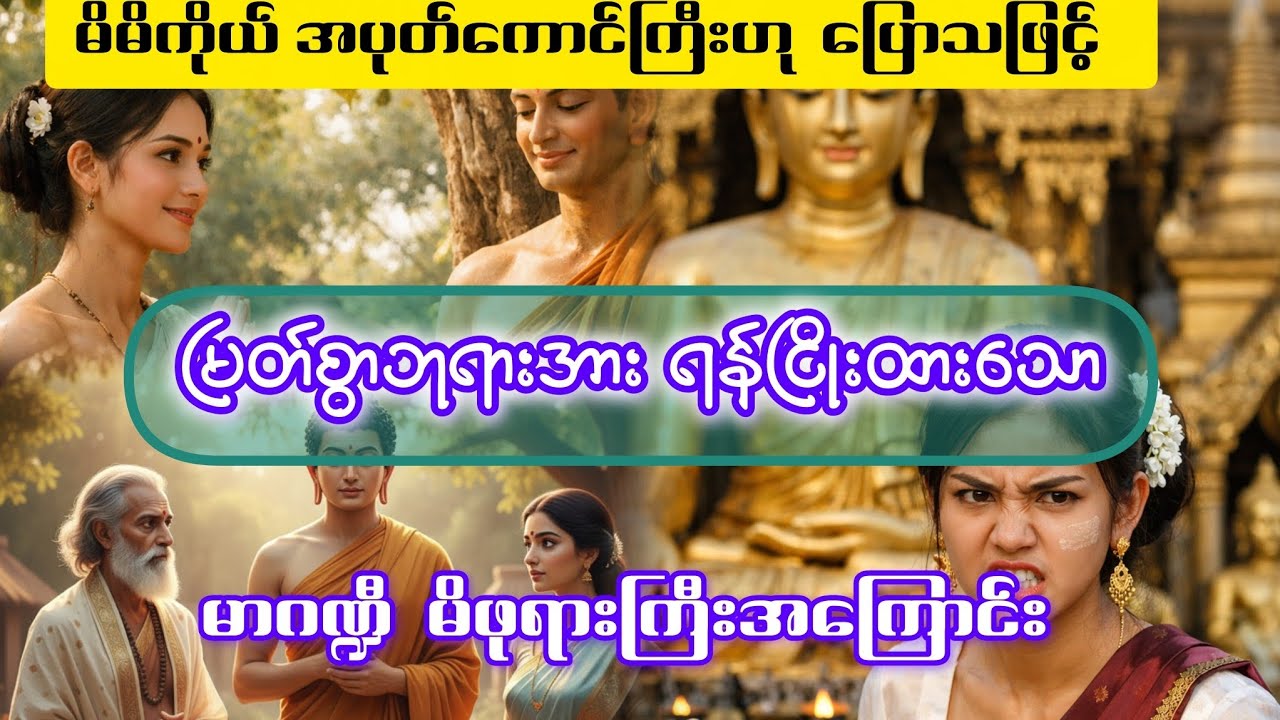 ဘုရားရှင်အား ရန်ငြိုးထားသော မာဂဏ္ဍီ မိဖုရားကြီးအကြောင်း  #audiiobook. 