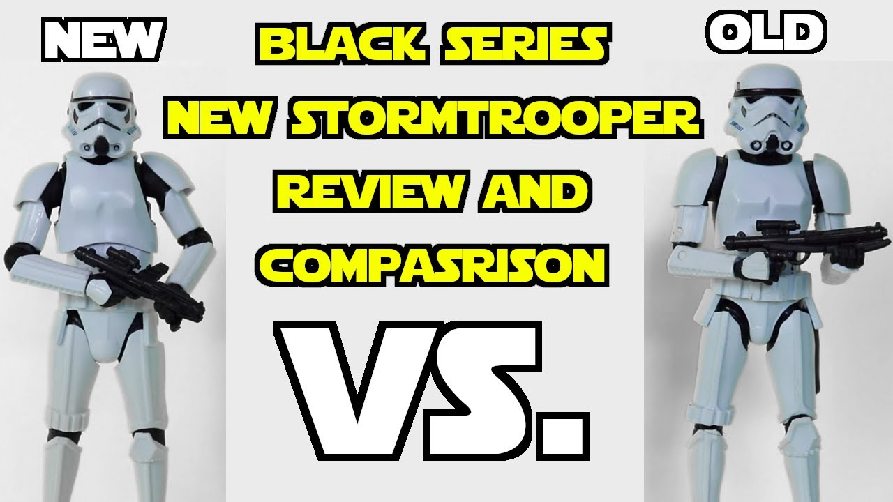 Star Wars Black Series NEW STORMTROOPER Action Figure Review & Comparison