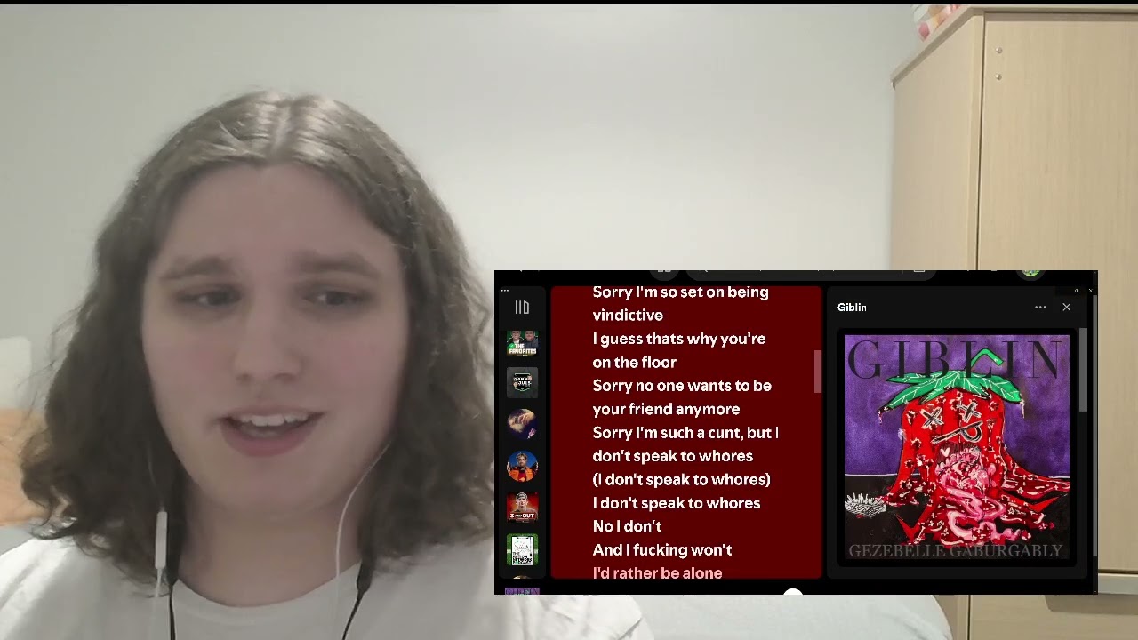 Gezebelle Gaburgably - I Don't Speak to Whores Reaction