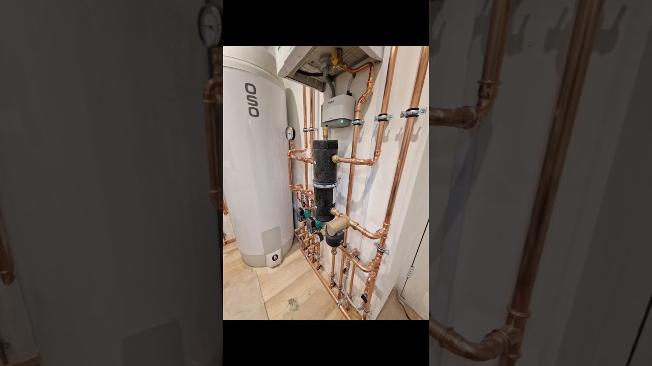 vaillant boiler system install with vaillant controls. 