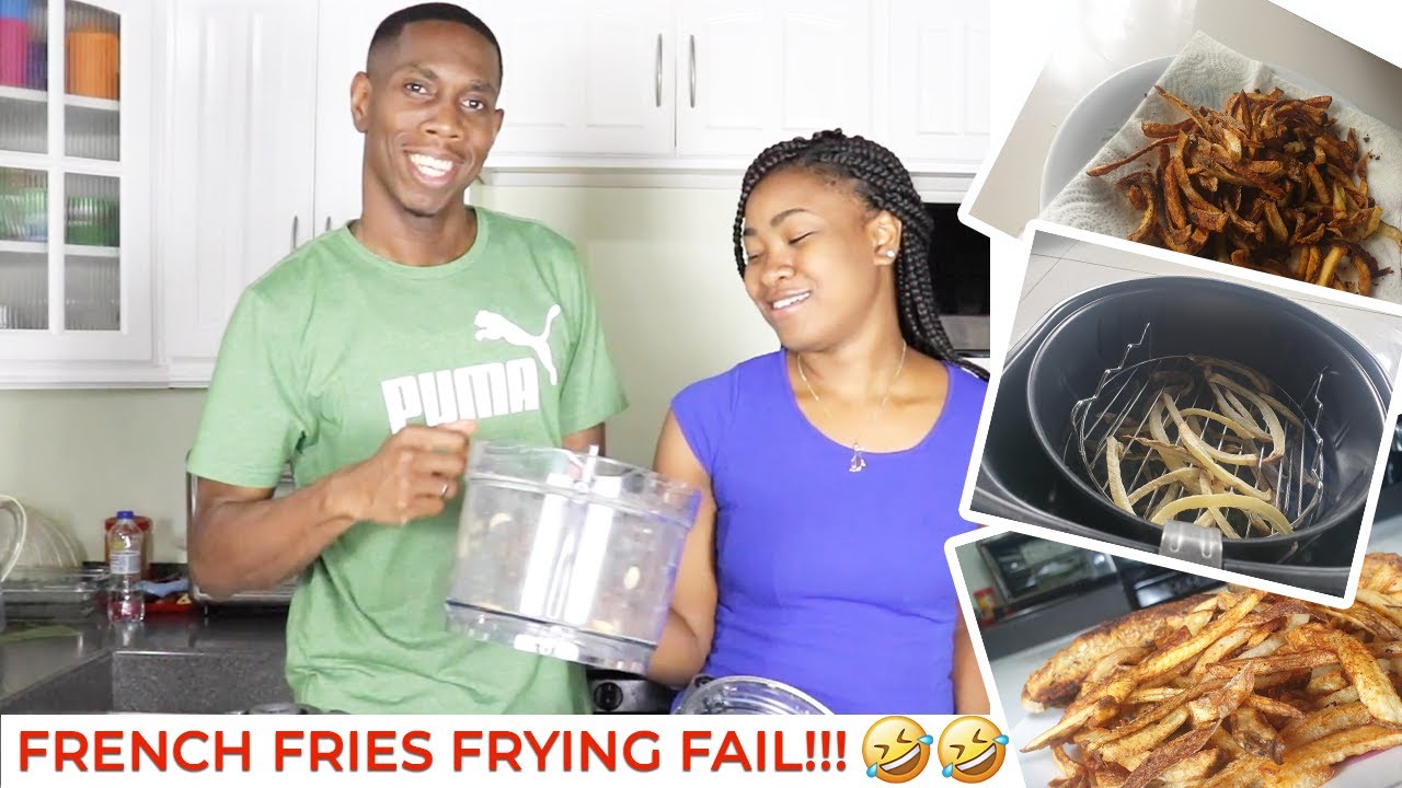 Making French Fries with the Breville Sous Chef Food Processor - Frying FAIL! 😭😭😭