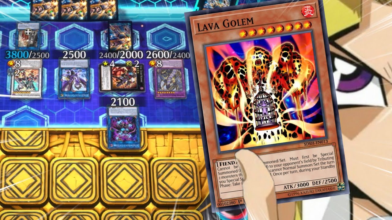 THIS IS WHY LAVA GOLEM IS ONE OF THE BEST BOARD BREAKER IN YUGIOH MASTER DUEL