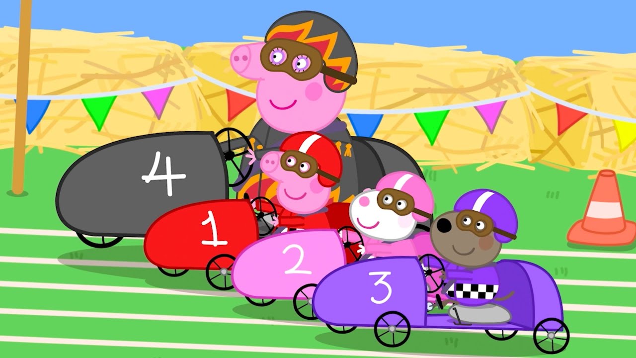 Peppa Pig in Hindi - Go Karting - गो-कार्ट्स - हिंदी Kahaniya - Hindi Cartoons for Kids